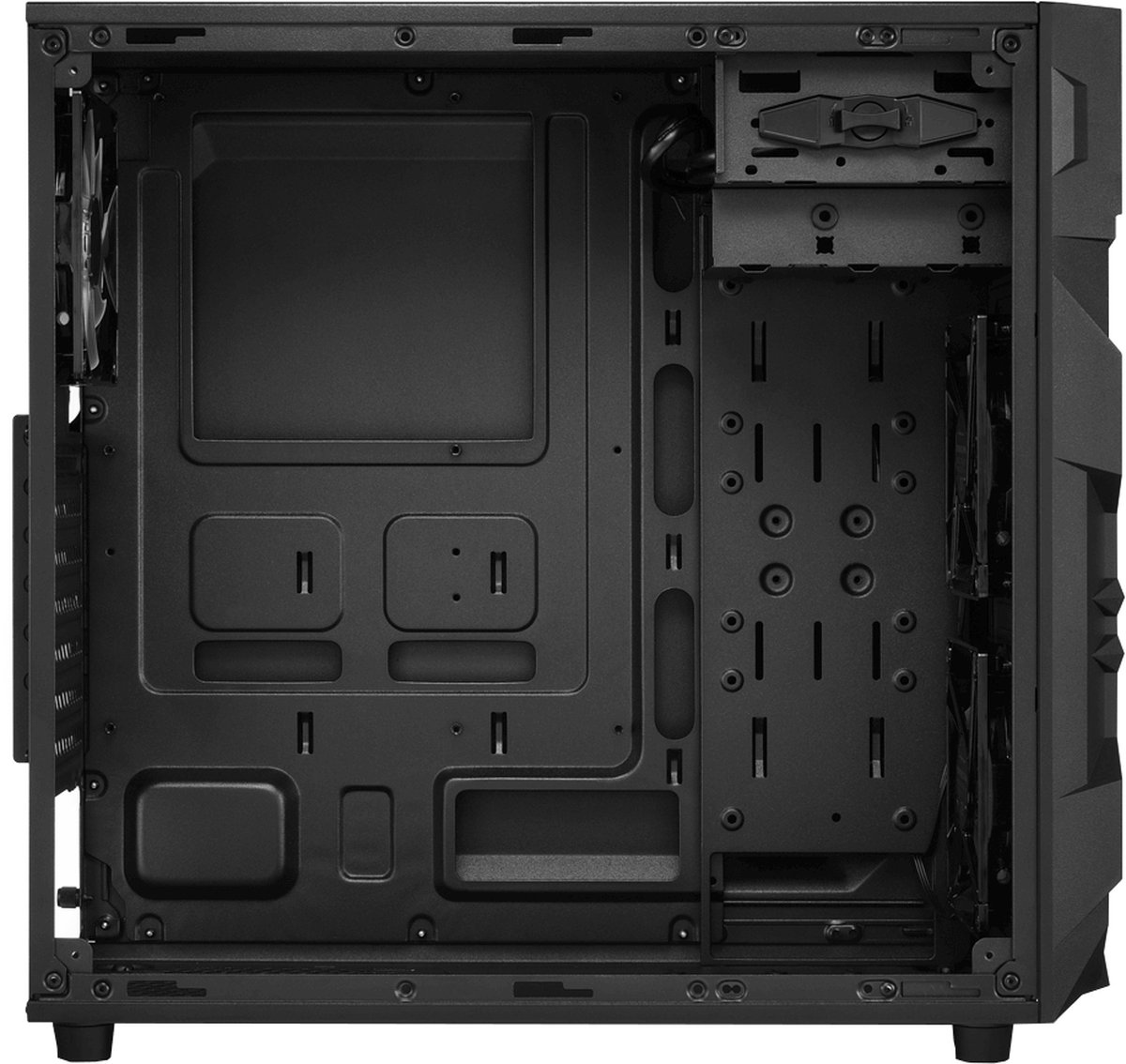 Sharkoon Vg7-W Rgb Midi Atx Tower Zwart behuizing - afbeelding 7