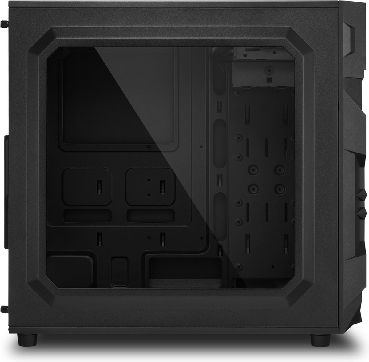 Sharkoon Vg7-W Rgb Midi Atx Tower Zwart behuizing - afbeelding 9