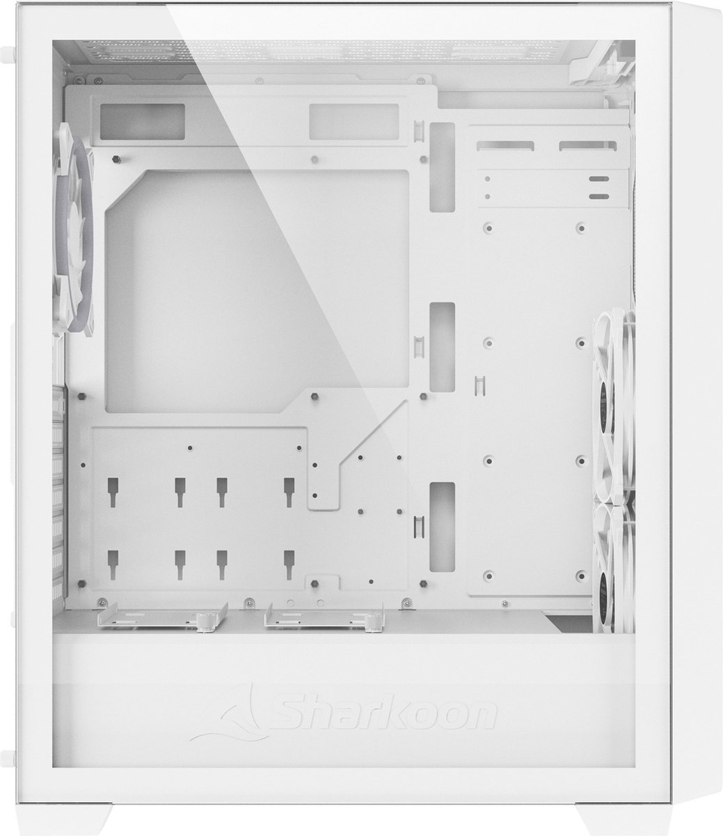 Sharkoon Vs8 Rgb Midi Tower Wit behuizing - afbeelding 7