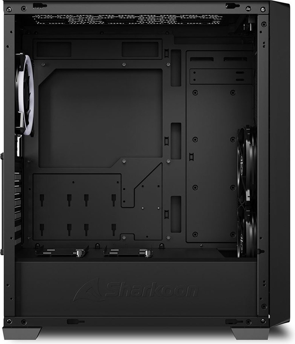 Sharkoon Vs8 Rgb Midi Tower Zwart behuizing - afbeelding 4