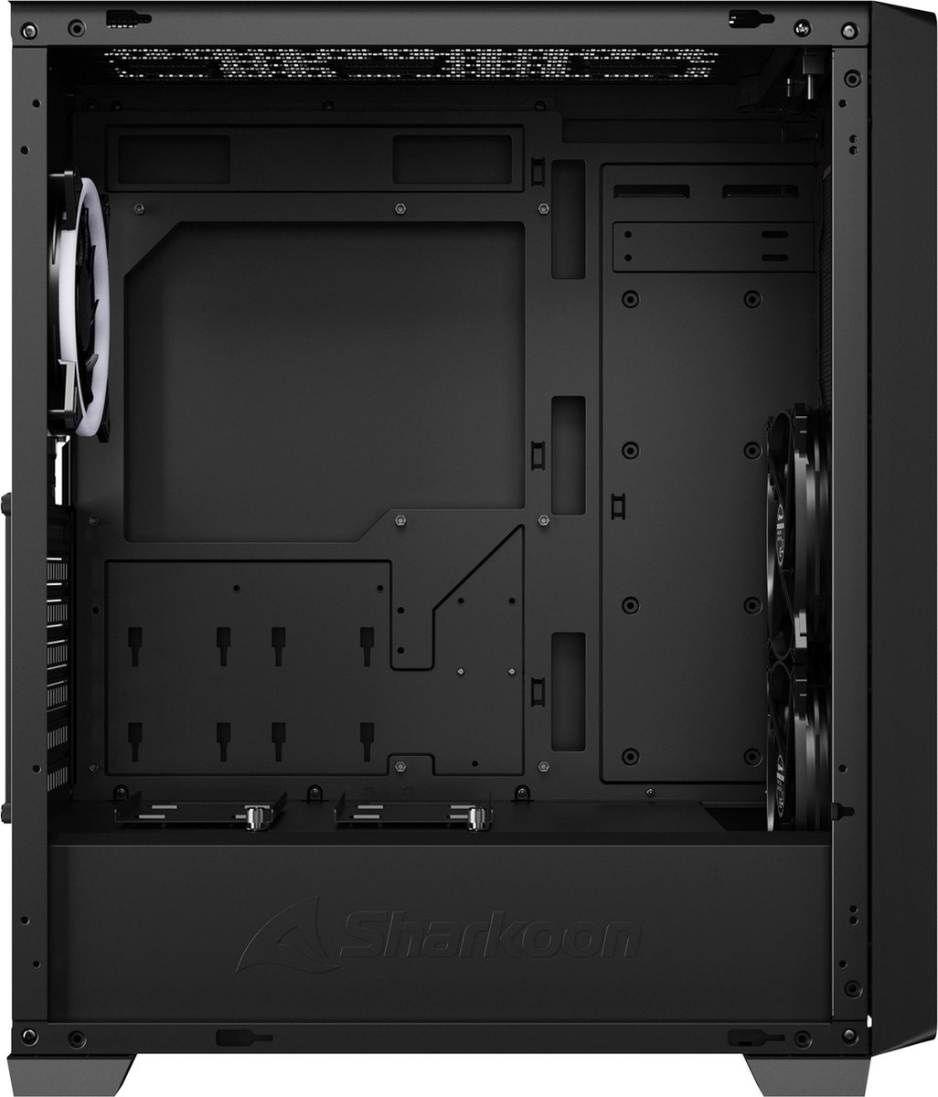 Sharkoon Vs8 Rgb Midi Tower Zwart behuizing - afbeelding 9