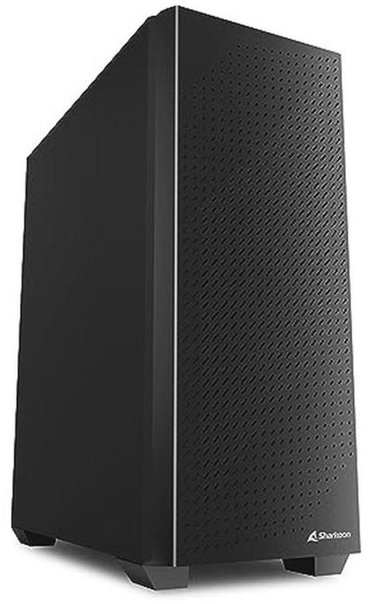 Sharkoon Sharkoon Vs9 Midi Atx Pc Behuizing, Zwart