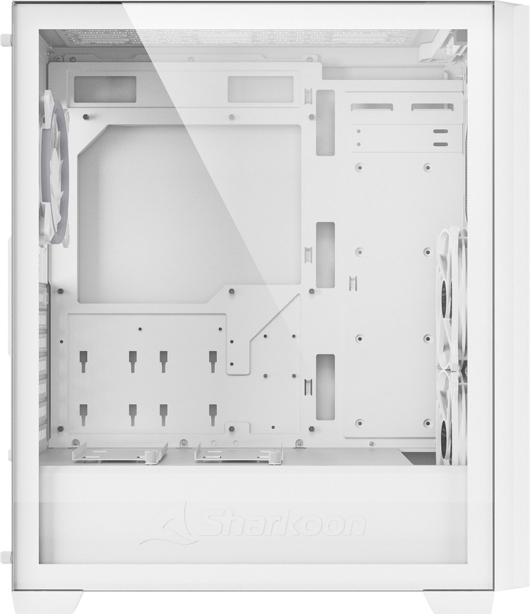 Sharkoon Vs9 Rgb Wit - Towermodel - Atx - Wit behuizing - afbeelding 9