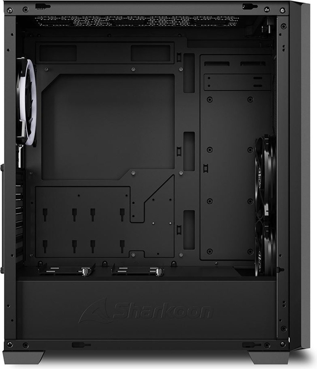 Sharkoon Vs9 Rgb Zwart - Towermodel Atx - Zwart behuizing - afbeelding 10