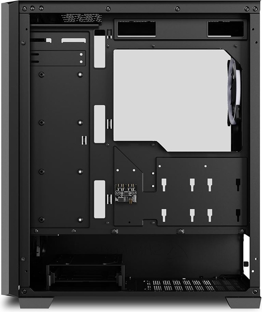 Sharkoon Vs9 Rgb Zwart - Towermodel Atx - Zwart behuizing - afbeelding 2