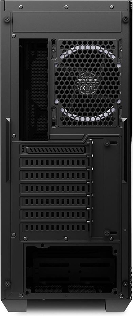 Sharkoon Vs9 Rgb Zwart - Towermodel Atx - Zwart behuizing - afbeelding 4
