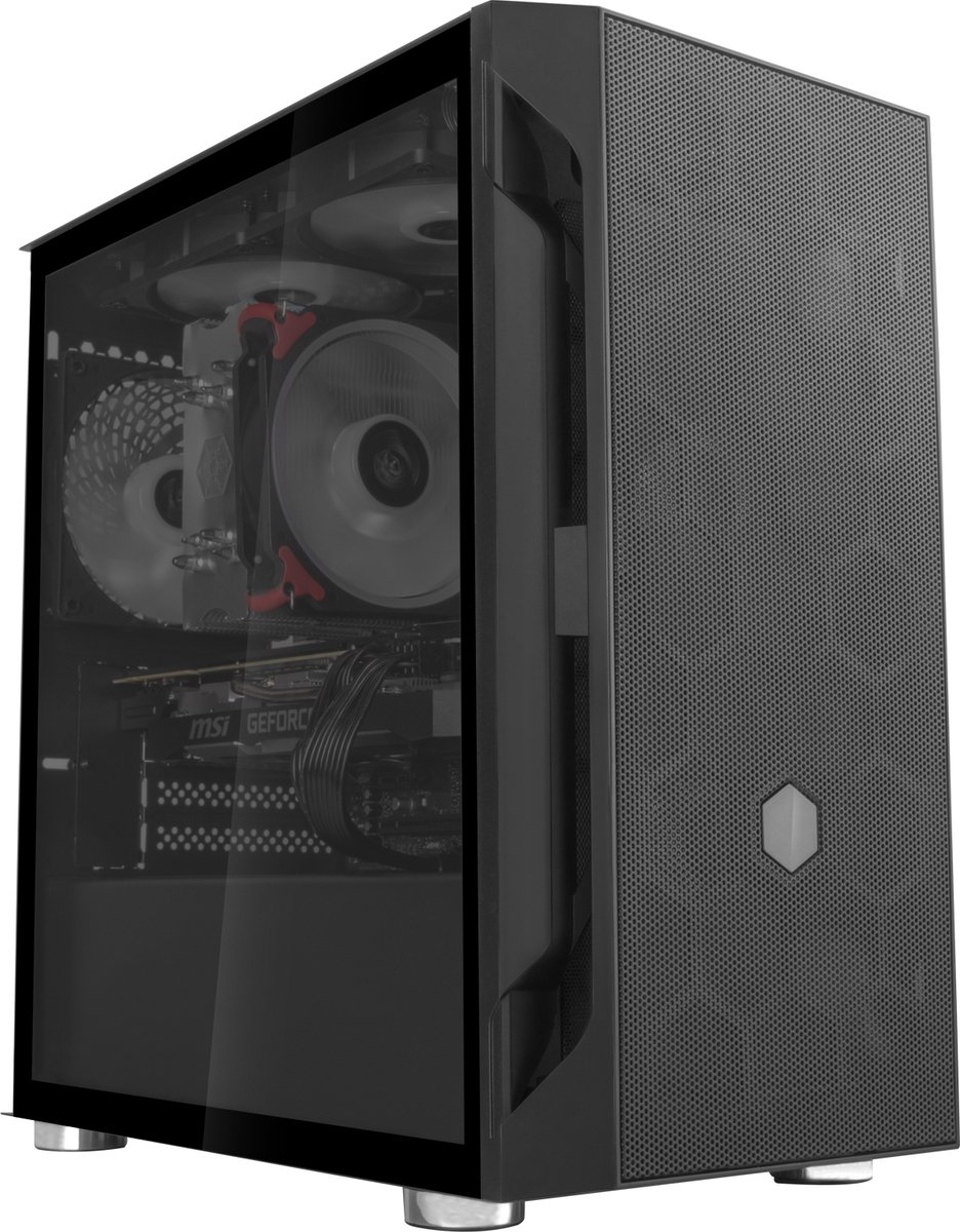 Silverstone Fara H1M Micro Tower Zwart behuizing - afbeelding 3