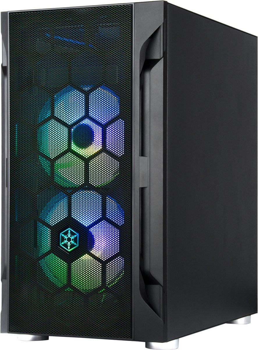 Silverstone Fara H1M Pro Micro Tower Zwart behuizing - afbeelding 3