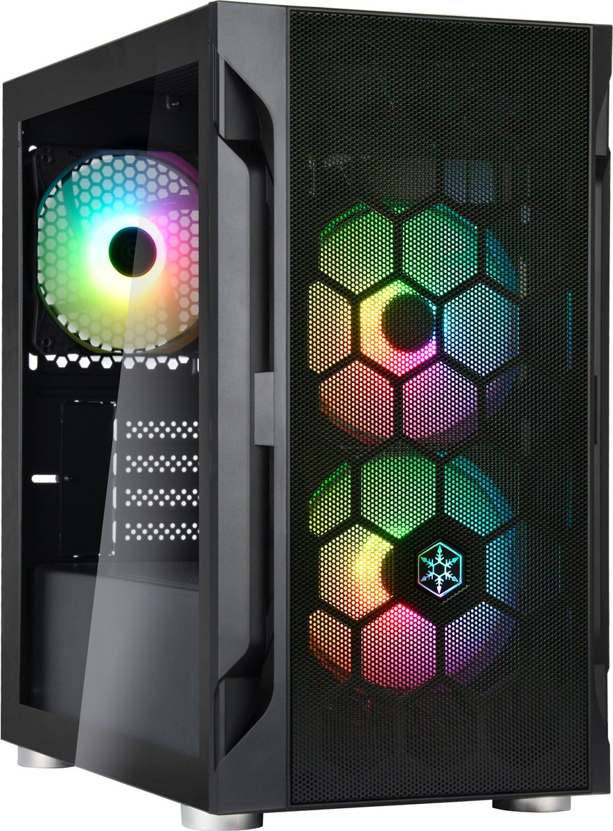 Silverstone Fara H1M Pro Micro Tower Zwart behuizing - afbeelding 7