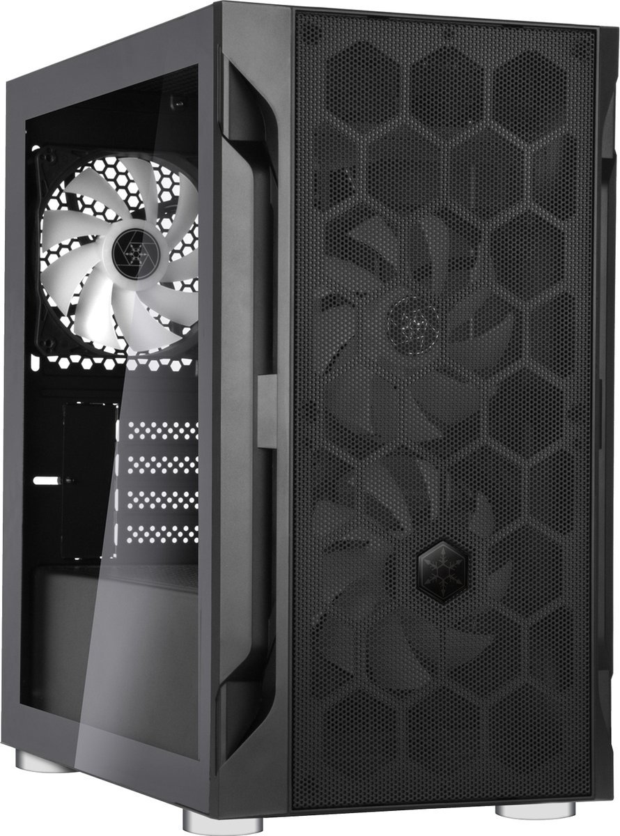 Silverstone Fara H1M Pro Micro Tower Zwart behuizing