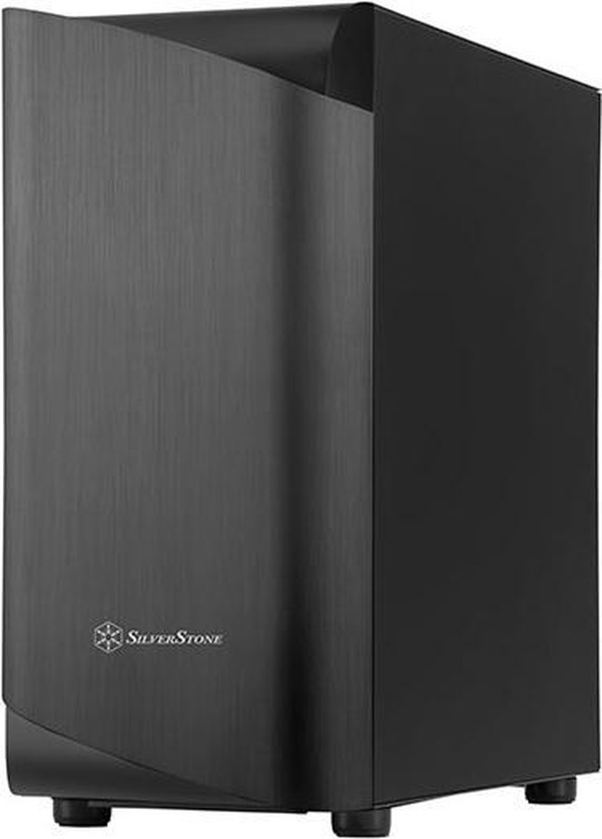 Silverstone Seta A1 Midi Tower Zwart, Titanium behuizing - afbeelding 2