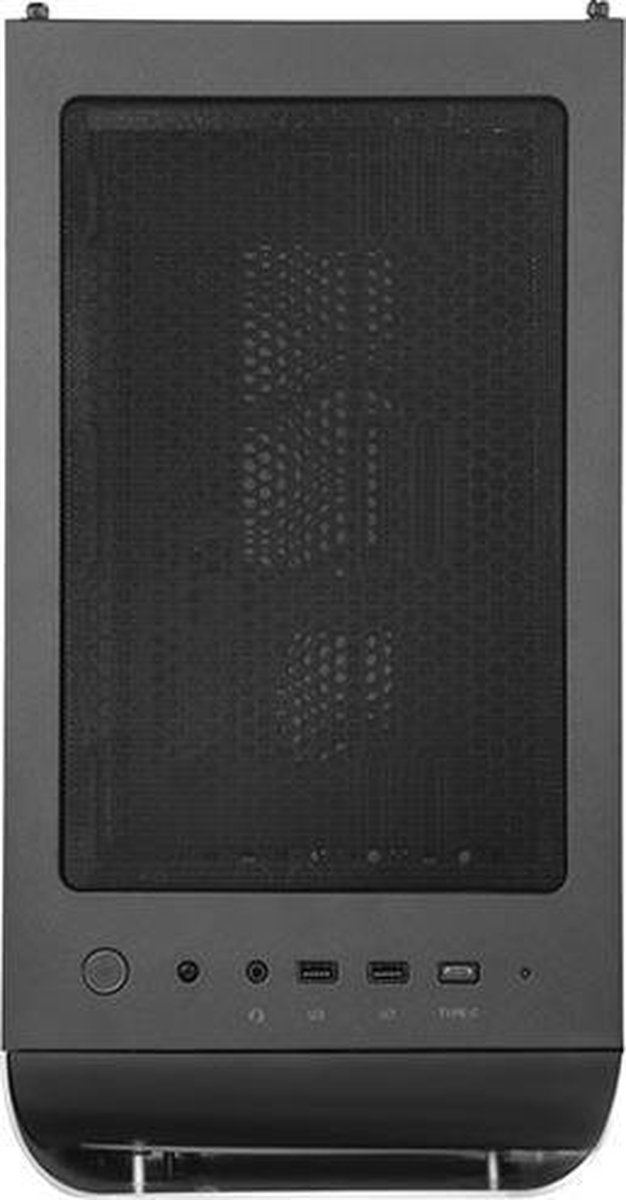 Silverstone Seta A1 Midi Tower Zwart, Titanium behuizing - afbeelding 4