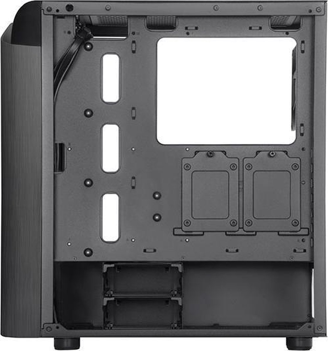 Silverstone Seta A1 Midi Tower Zwart, Titanium behuizing - afbeelding 7