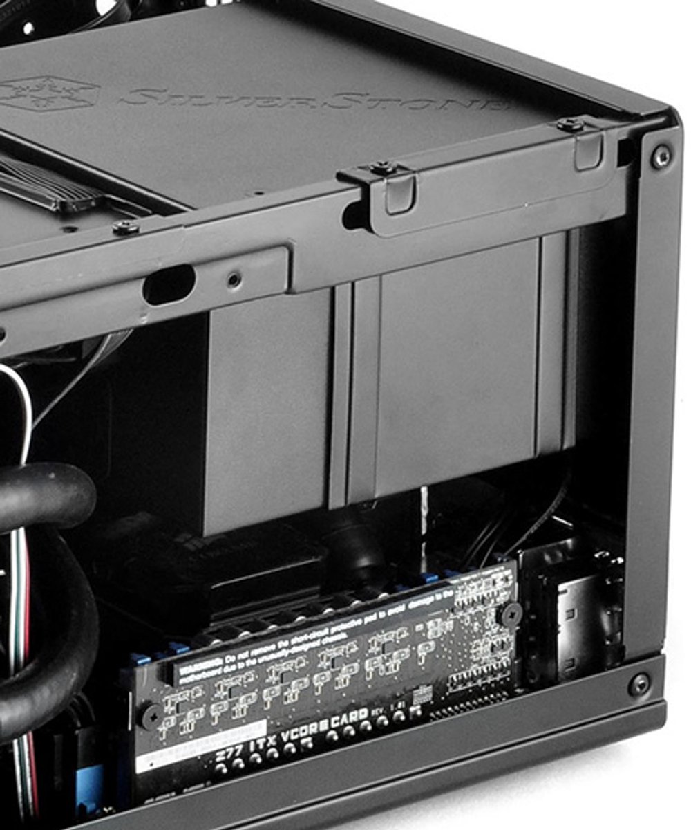Silverstone Sg13 Mini Tower Zwart behuizing - afbeelding 3