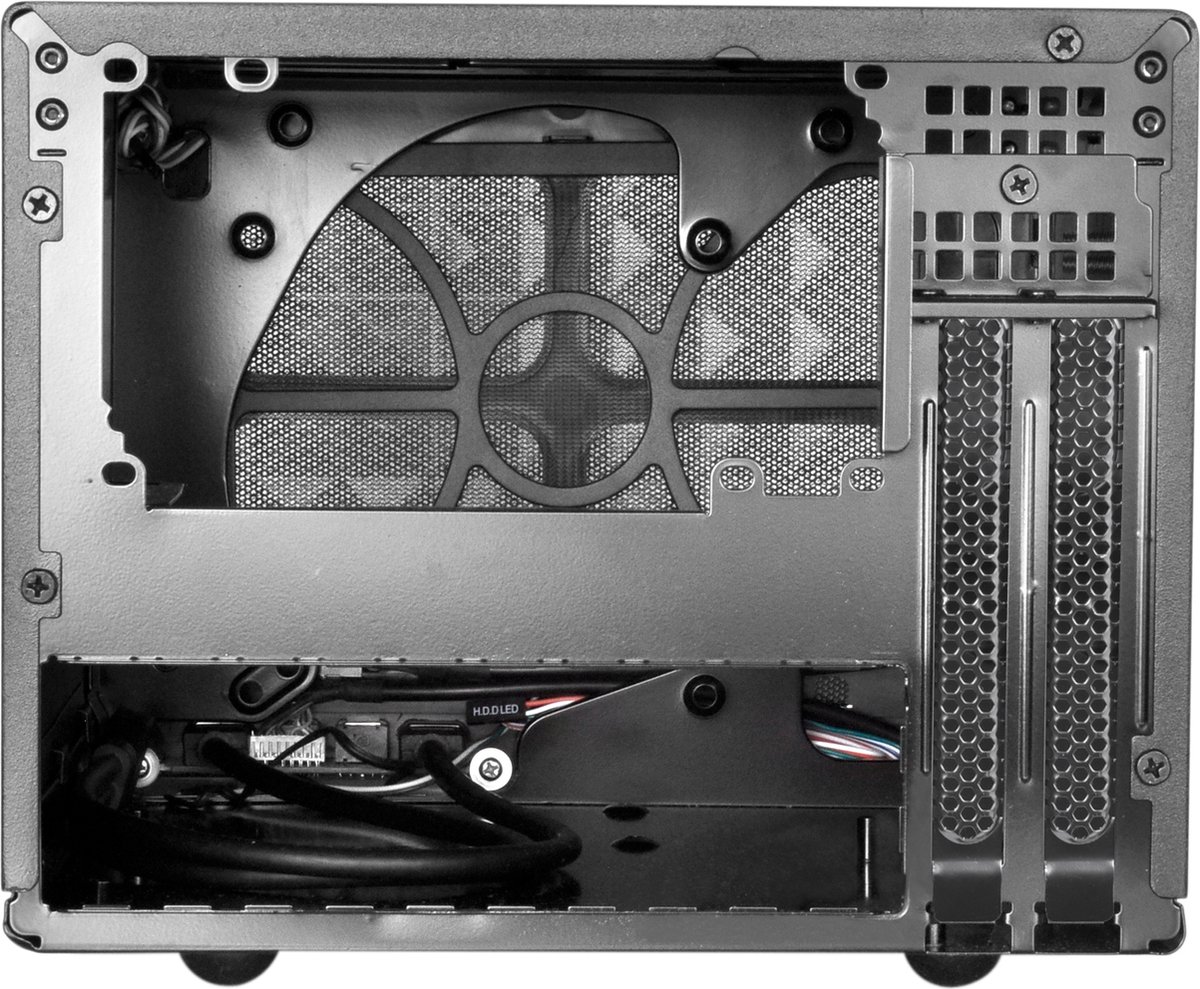 Silverstone Sg13 Mini Tower Zwart behuizing - afbeelding 8