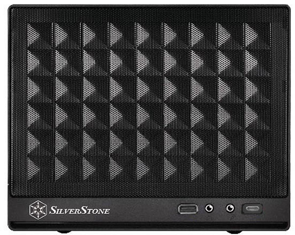 Silverstone Sg13 Mini Tower Zwart