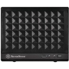 Silverstone sst sg13b c mini tower behuizi 2 orig - SilverStone Sugo 13 Black Mesh Behuizing