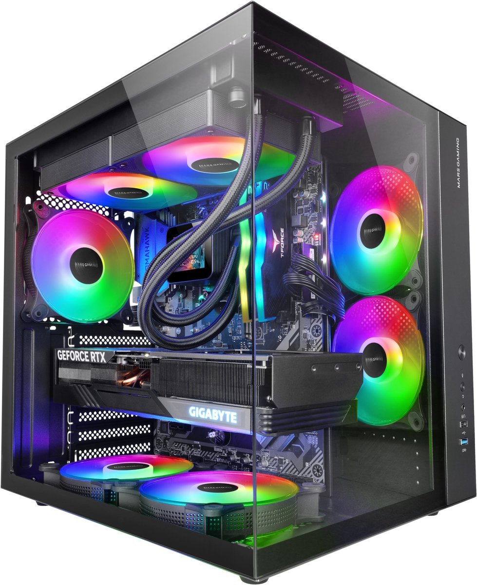 Tacens Tacens Mars Serie - Atx Behuizing - Midi Tower - Gehard Glas - Frgb