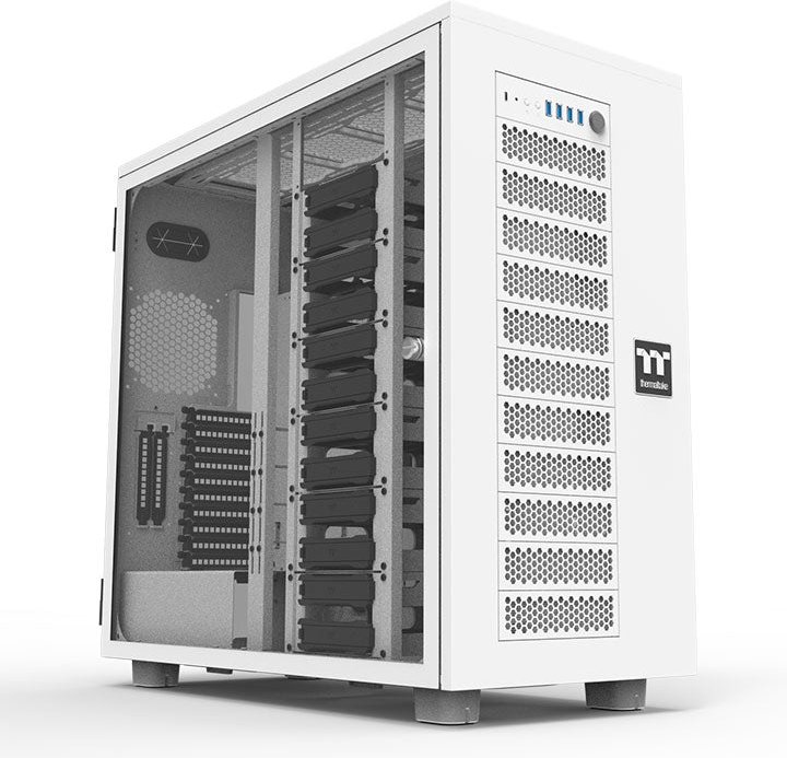 Thermaltake ax700 tg snow big towerbig beh - Thermaltake AX700 TG Super Tower Snow Behuizing (White)
