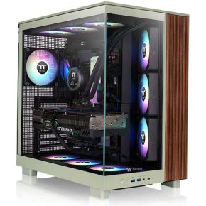 Thermaltake Ca-11E-00Mewn-Ws Computerbehuizing Midi Tower Groen - afbeelding 2