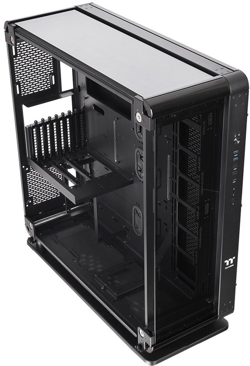 Core P8 Tempered Glass Full Tower E-ATX PC Case - Black - afbeelding 6