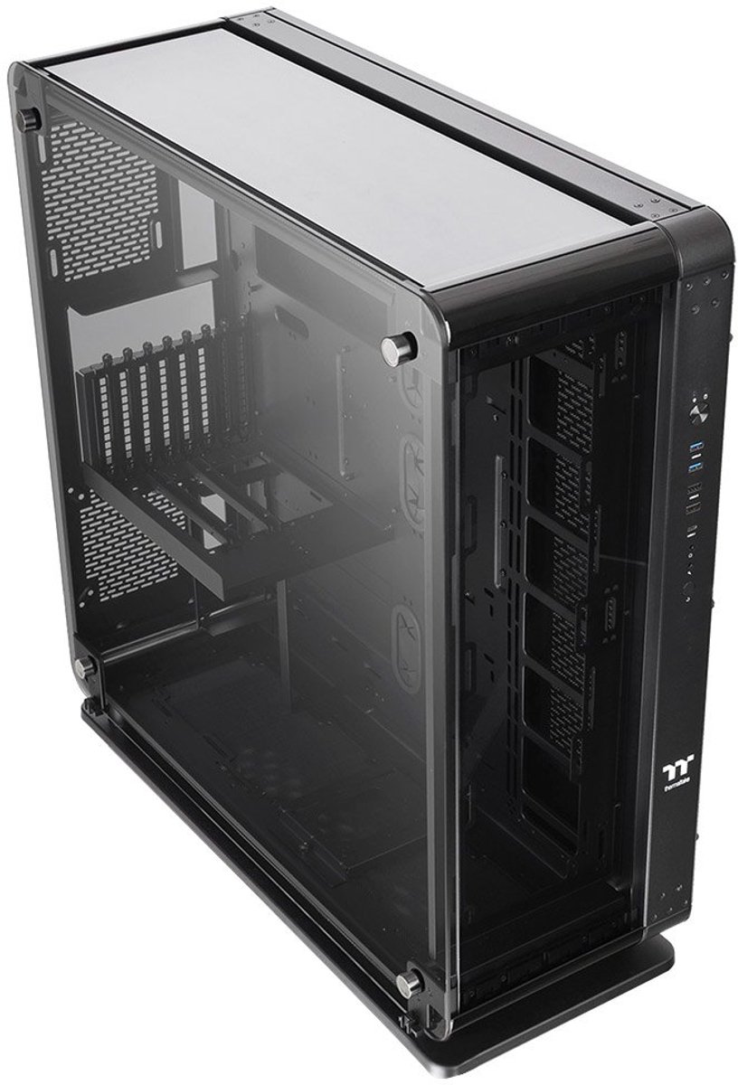 Core P8 Tempered Glass Full Tower E-ATX PC Case - Black - afbeelding 7
