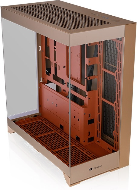 Thermaltake cte e550 tg midi tower zand 4 orig - Thermaltake CTE E550 TG Gravel Sand Mid Tower Chassis Behuizing