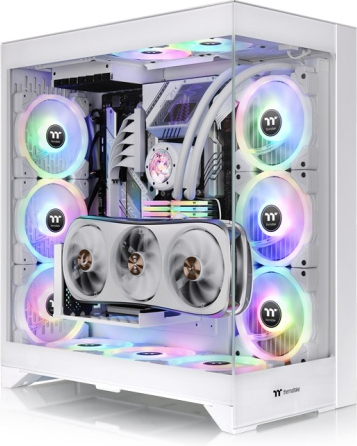 Thermaltake cte e600 mx snow midi tower 2 orig - Thermaltake CTE E600 MX Midi Tower Behuizing (White)