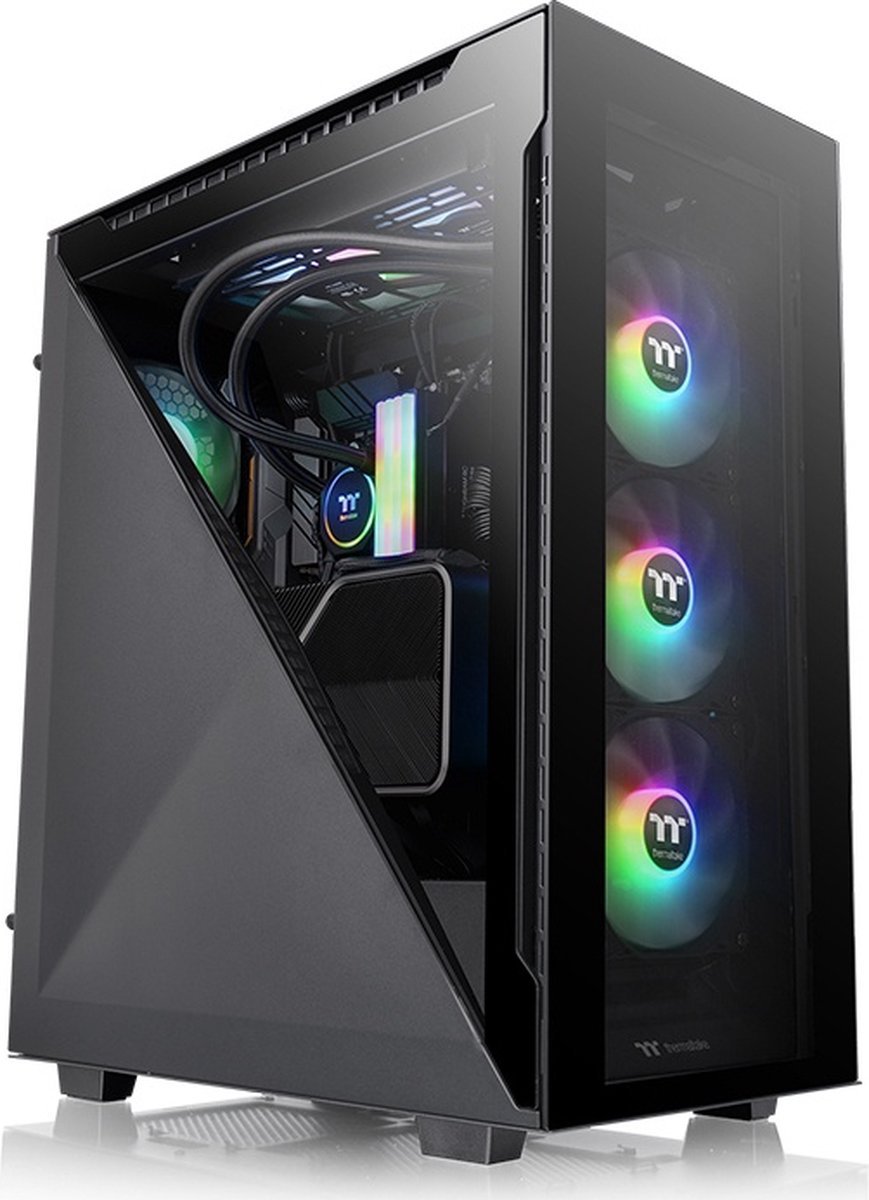 Thermaltake Thermaltake Divider 500 Tg Argb Midi Tower Zwart