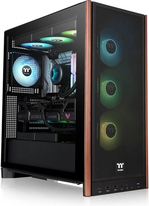 Thermaltake s370 ws midi tower behuizing - Thermaltake S370 WS Black ARGB Behuizing
