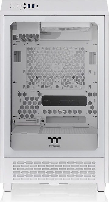 Thermaltake the tower 200 snow 3 orig - Thermaltake The Tower 200 Mini Tower Behuizing (White)