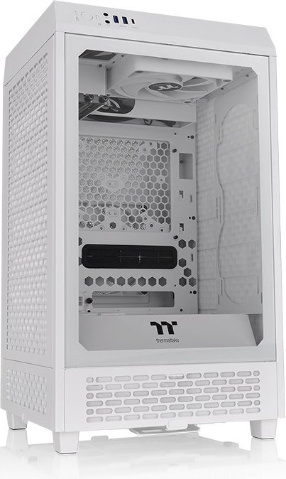 Thermaltake the tower 200 snow - Thermaltake The Tower 200 Mini Tower Behuizing (White)