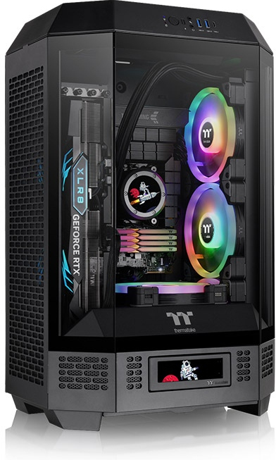 Thermaltake the tower 300 black 2 orig - Thermaltake The Tower 300 Micro Tower Behuizing (Black)