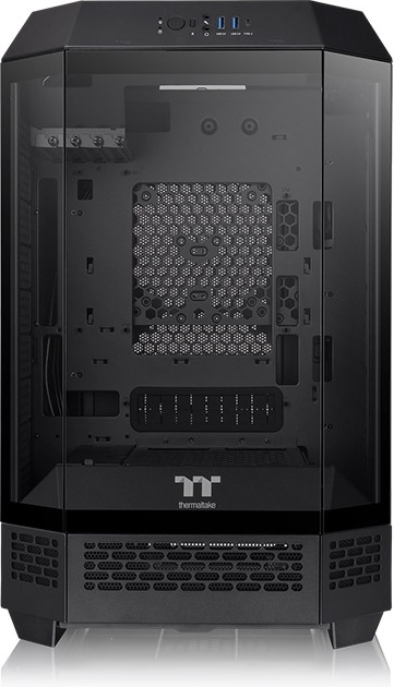 Thermaltake the tower 300 black 3 orig - Thermaltake The Tower 300 Micro Tower Behuizing (Black)