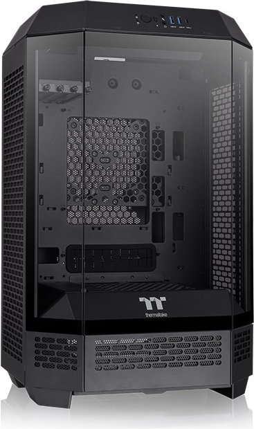 Thermaltake the tower 300 black - Thermaltake The Tower 300 Micro Tower Behuizing (Black)