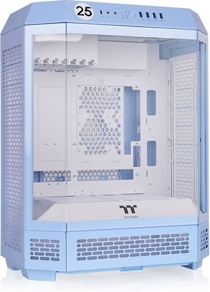 Thermaltake the tower 600 midi toren pc - Thermaltake The Tower 600 Hydrangea Blue Mid Tower Behuizing