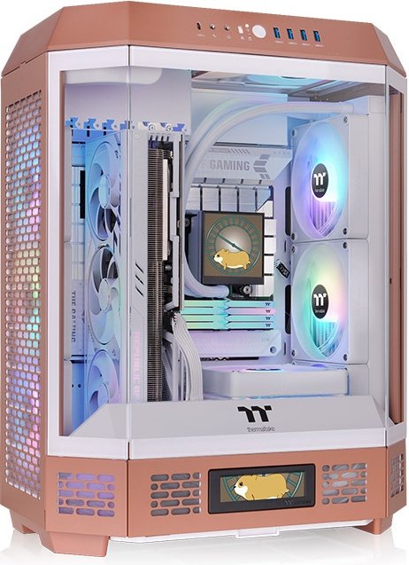 Thermaltake the tower 600 midi tower mokka - Thermaltake The Tower 600 Midi Tower Mokka Behuizing