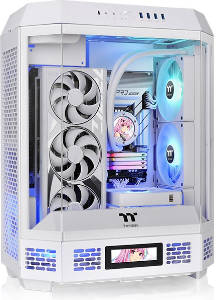 Thermaltake the tower 600 snow 2 orig - Thermaltake The Tower 600 Snow Mid Tower Behuizing