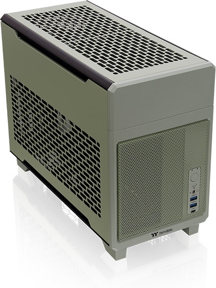 Thermaltake tr100 matcha green mini tower 4 orig - Thermaltake TR100 Mini Tower Groen Behuizing