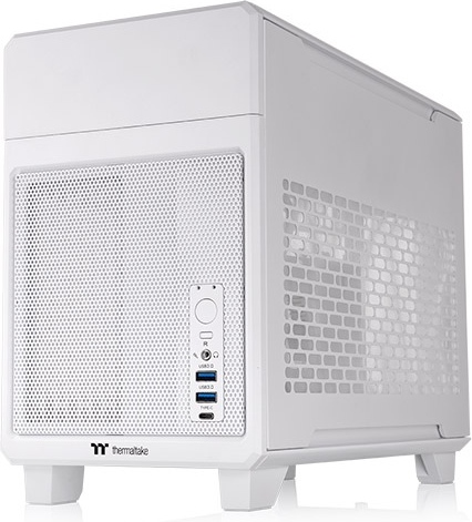 Thermaltake tr100 snow mini tower behuizin 2 orig - Thermaltake TR100 Mini Tower Behuizing (White)
