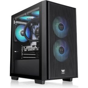 Thermaltake Versa H16 Tg Argb Micro Tower Zwart behuizing