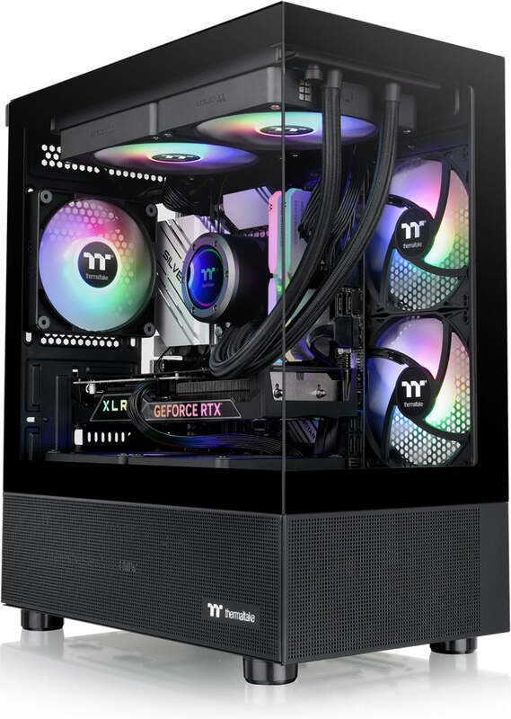 Thermaltake view 170 tg mini tower behuizi 228 2 orig - Thermaltake View 170 TG ARGB Micro Tower Behuizing (Black)