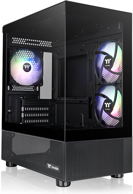Thermaltake view 170 tg mini tower behuizi 228 - Thermaltake View 170 TG ARGB Micro Tower Behuizing (Black)