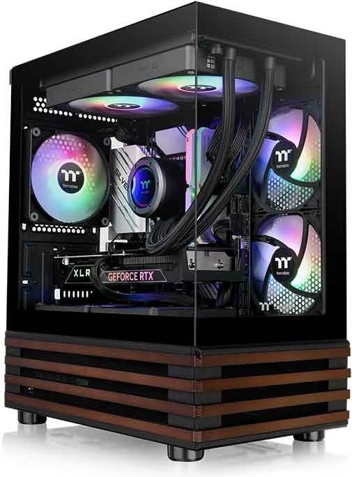 Thermaltake view 170 ws mini tower behuizi 403404 - Thermaltake View 170 WS ARGB Behuizing (Black)