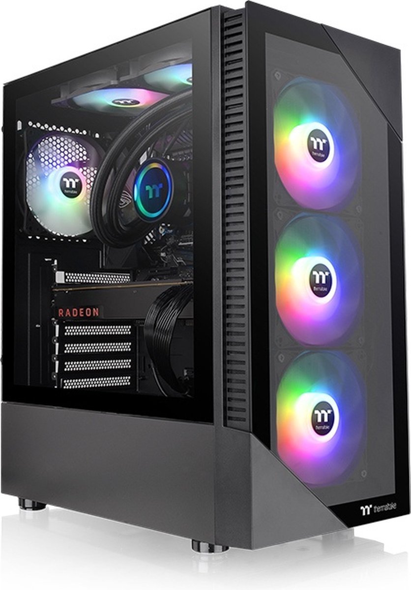 Thermaltake Thermaltake View 200 Tg Argb Midi Tower Zwart