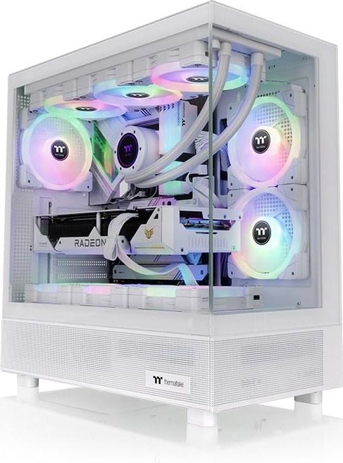 Thermaltake view 270 tg snow midi tower 2 orig - Thermaltake View 270 TG ARGB Snow Mid Tower Chassis Behuizing