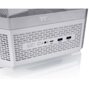 View 370 TG ARGB Snow Mid Tower Chassis - afbeelding 6