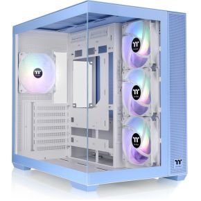 Thermaltake View 380 Tg Argb Hydrangea Blue Midi Tower Blauw behuizing