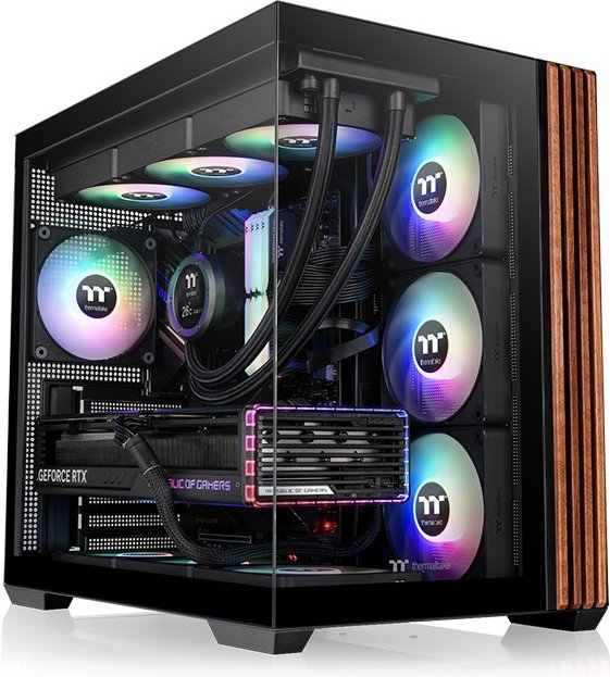 Thermaltake view 380 ws midi tower behuizi - Thermaltake View 380 WS ARGB Behuizing