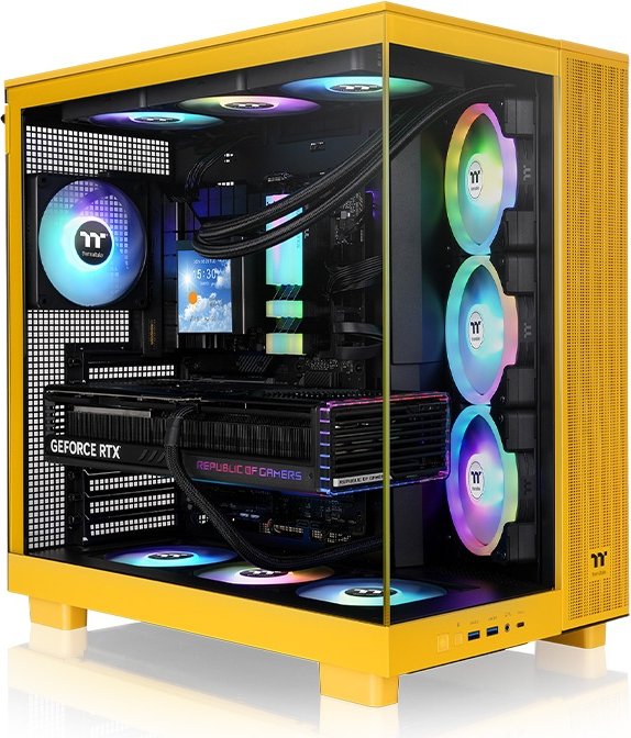 Thermaltake Thermaltake View 380 XL TG ARGB Bumblebee midi tower behuizing